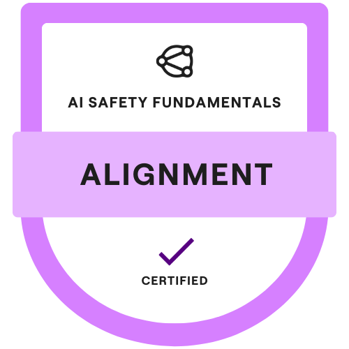 AI Alignment certification badge